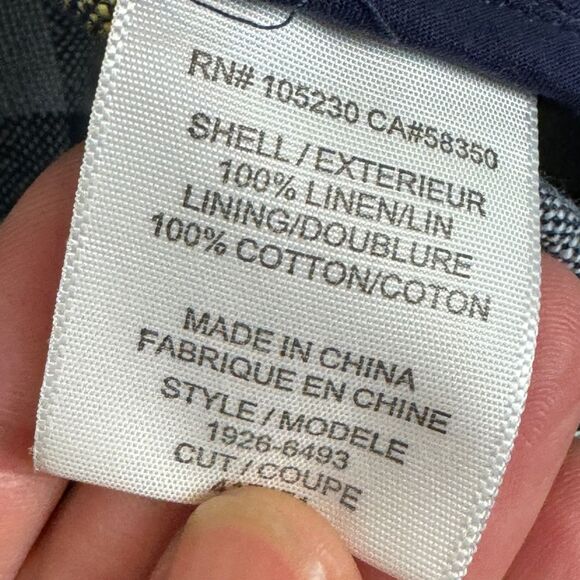 Joie Plaid Linen Merci Short Shorts 6 - Picture 5 of 8